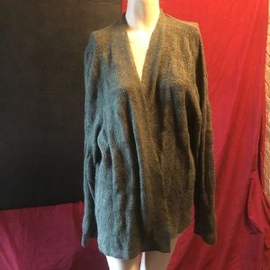 OLD NAVY cozy olive green eyelet cardigan